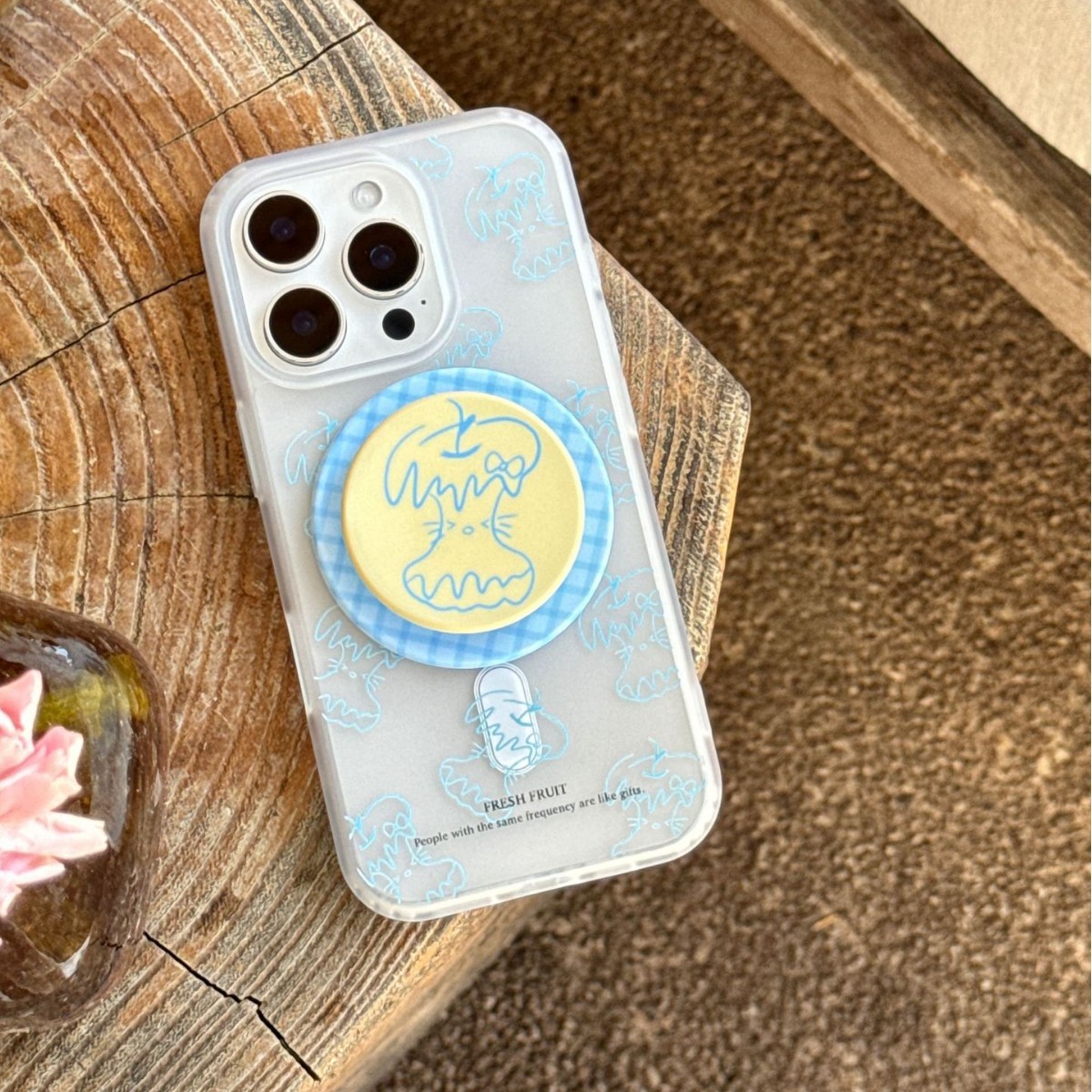 Línea azul coreana Apple para iPhone16 funda para teléfono móvil 15ProMax pareja 14/13 nuevo 16PM