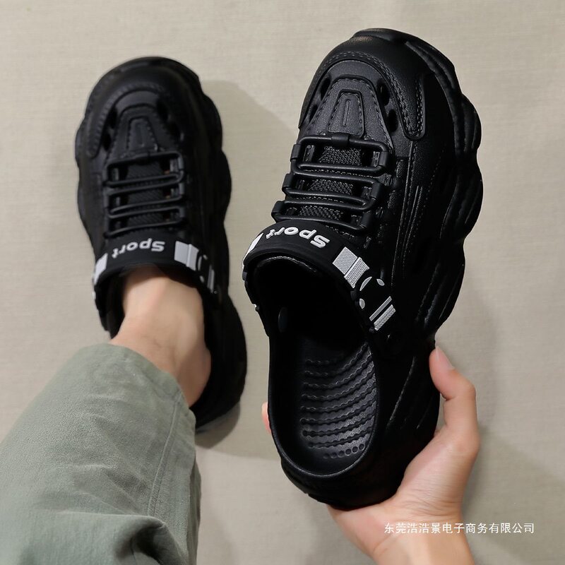 Men's Sandals with a Stepping-On-Clouds Feel, Summer Outdoor Wear, 2026 New Model, Driving, Sports, Beach, Non-Slip, Anti-Odor Slippers