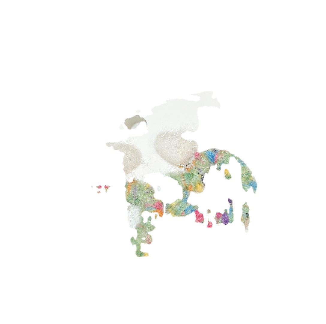 wrapped plush heart earrings new trend sweet and cute earrings temperament versatile heart shaped ear clips_voghion.com