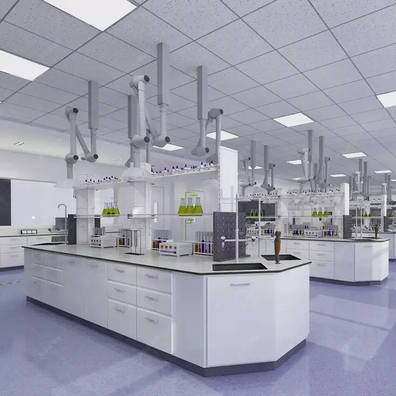 钢木实验台中央边台试验台全钢实验室工作台学校医院防静电操作台