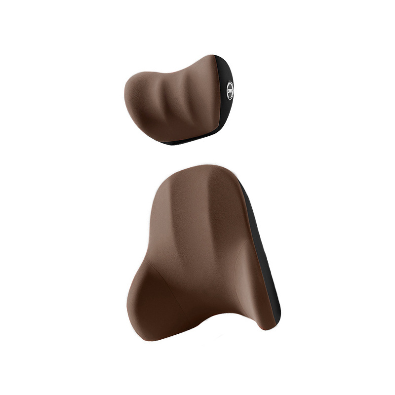 (2개) 자동차 하이 엔드 헤드 레스트 요추 지원 자동차 시트 베개 목 보호 허리 머리 받침 요추 지원 메모리면 허리 쿠션 허리 베개