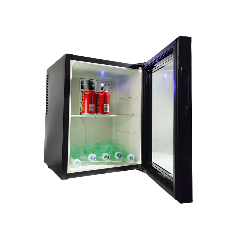 Refrigerador Peijier BC-30CF con refrigeración por semiconductores, puerta de vidrio, enfriador de bebidas, refrigerador pequeño para habitación de hotel