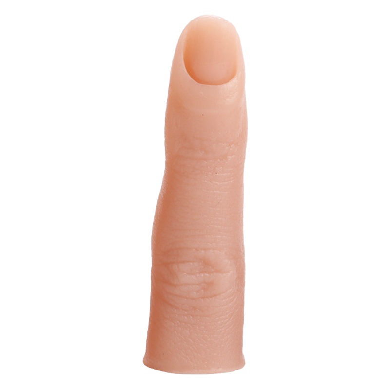 Simulación transfronteriza de uñas de silicona completa de la articulación del dedo inserción flexible de uñas pieza práctica pantalla de silicona modelo de dedo