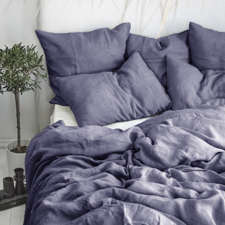 cáñamo puro lluvia de cáñamo cuatro piezas de ropa de cama comercio exterior personalización lavado sábanas de cáñamo simple cubierta de cáñamo