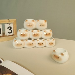 かわいい電動歯ブラシホルダー歯ブラシ筒トイレ洗面台セラミック棚ベース収納置物