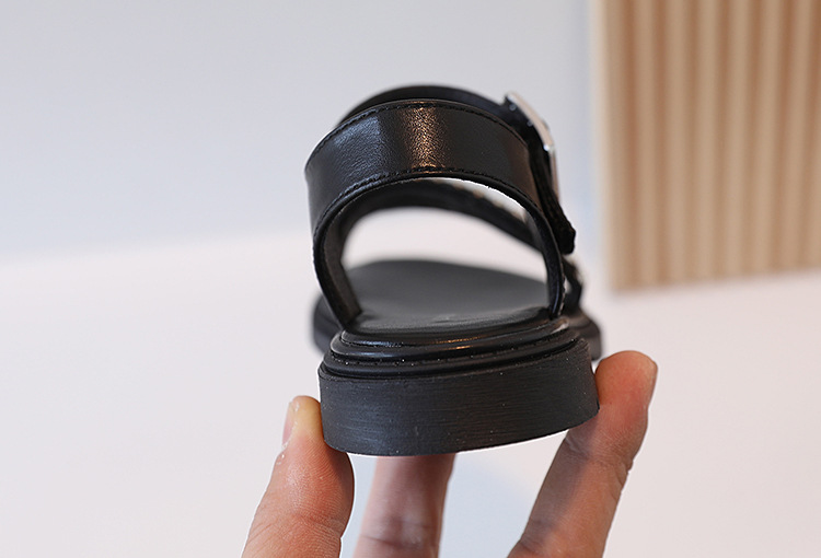 8089女孩子闪亮水钻公主沙滩鞋