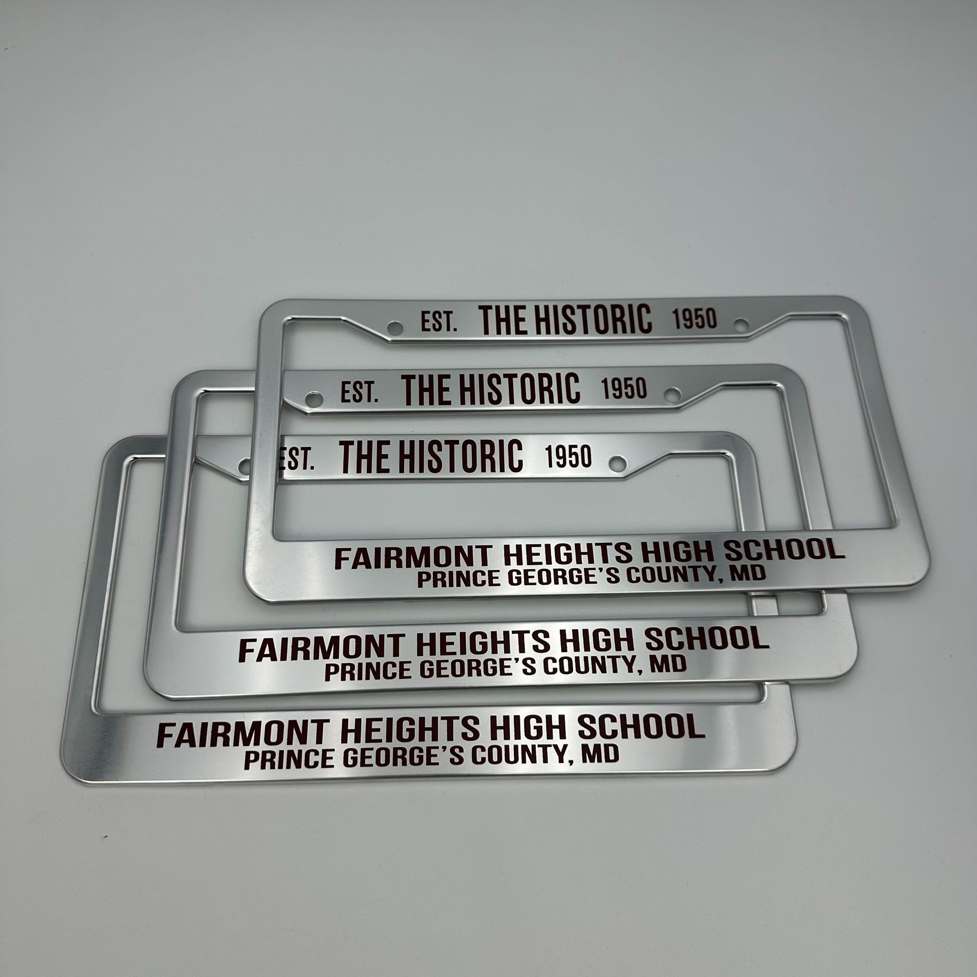 New Model American Standard Aluminum Alloy License Plate Frame, Silver Custom-Made American-Style Export Car License Plate Frame, Export Supply