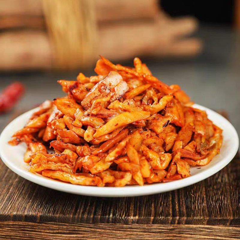 香辣鱿鱼湖南特产麻辣熟食小零食大礼包香菇鱿鱼食品零食散装发批|undefined