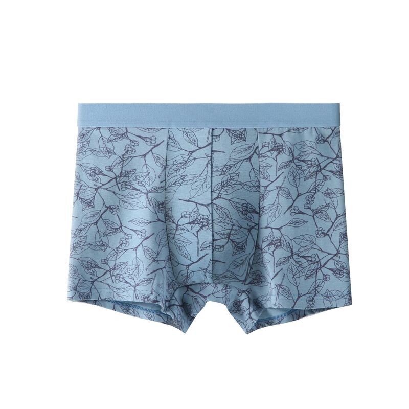 Men's underwear cotton printed comfortable breathable boxers antibacterial bottom file cotton boxers manufacturers wholesale