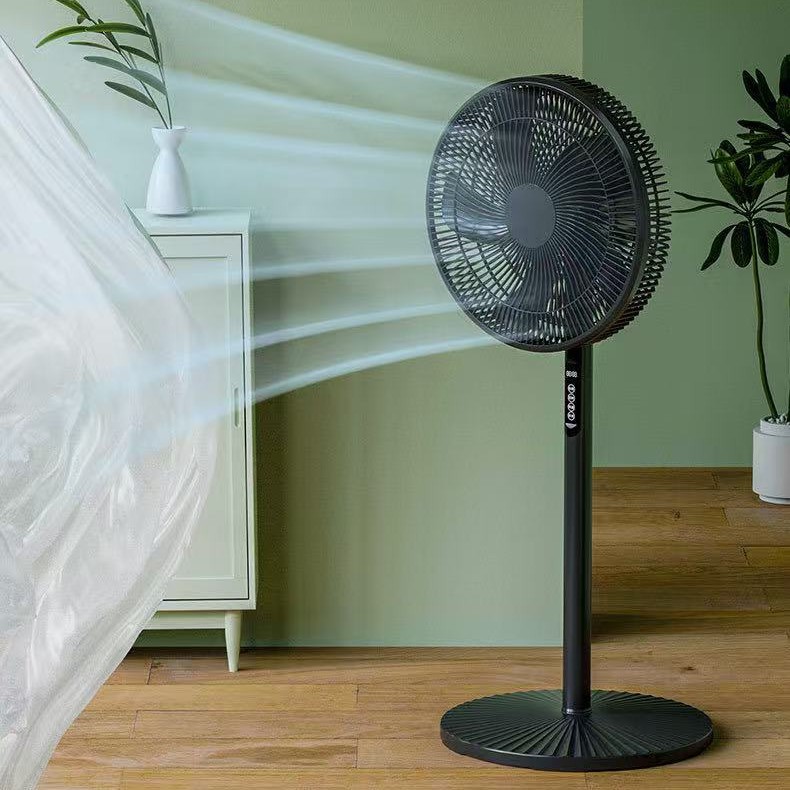 Ventilador eléctrico, ventilador de pie, ventilador silencioso para el hogar, viento fuerte, de sobremesa, potente, pequeño, para dormitorio, oscilante, con control remoto