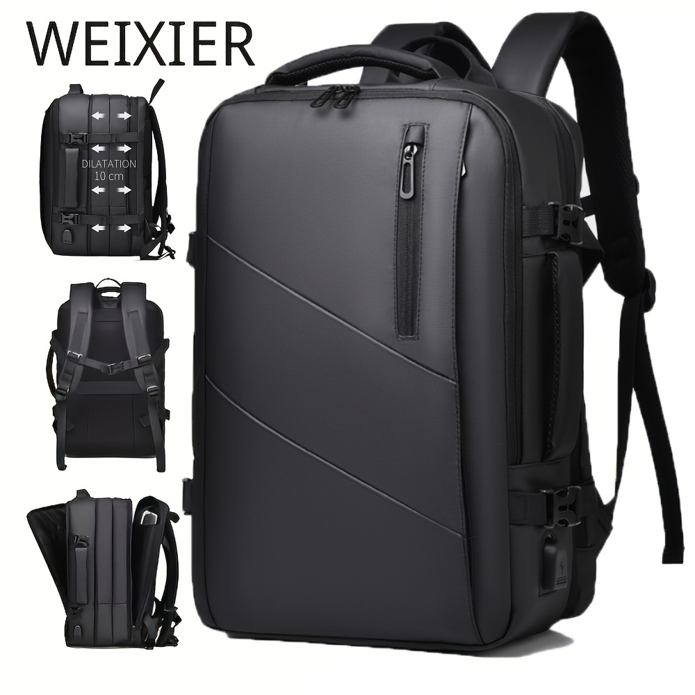 Computertasche, geräumiger Rucksack mit zwei Schultergurten, wasserabweisender Business-Rucksack mit Membran_voghion.com