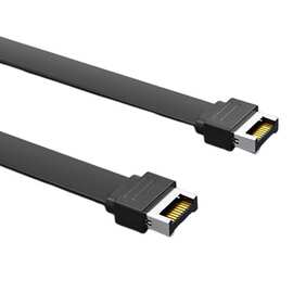 1个 颜色：图片色 材质：pvc USB3.1挡板线19PIN/TYPE-E转TYPE-C