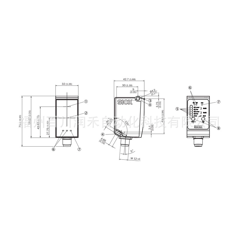 DS35-B15521 sick mid-range distance sensor accurate detection 1057654 new original inquiry