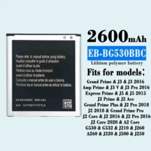 电池EB-BG530BBC适用三星J2 Prime J3 2016 J5 2015 G530手机批发