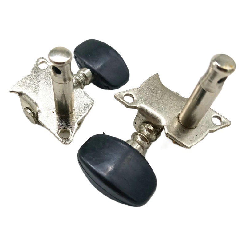 Directo de fábrica de una sola cadena botón Reino Unido cadena eje de sarga negro Yuan cabeza abierta ukelele corto acero columna cadena Winder