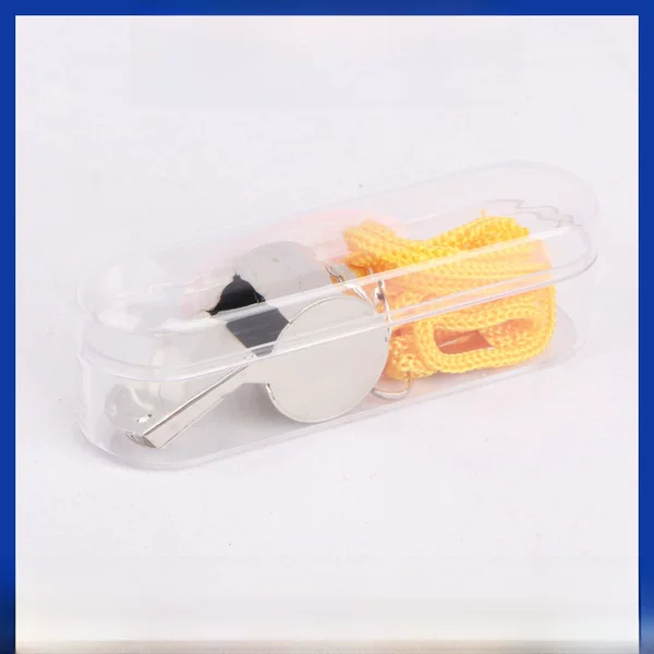 Referee Whistle Metal Whistle Stainless Steel Whistle Sports Whistle Sports Goods with Lanyard