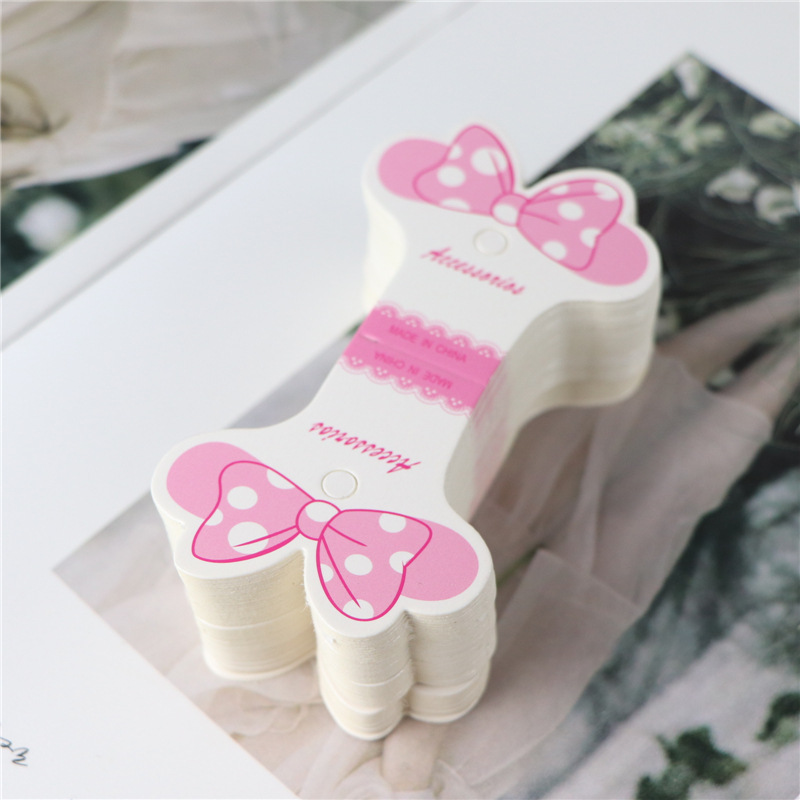 11*5.5CM饰品卡片韩版头饰皮筋饰品包装材料手工儿童发饰diy配件