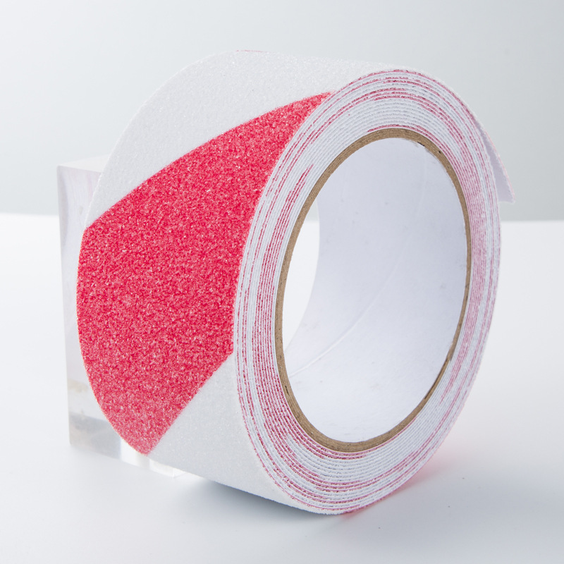 Papel de lija antideslizante Xunke Cinta de advertencia autoadhesiva Cinta antideslizante de PVC negro de 10cm Etiqueta antideslizante de escalera esmerilada