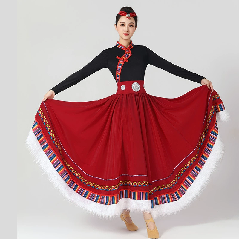 Классический этнический комплект, практика, длинная юбка, костюм, чонсам, этнический стиль
