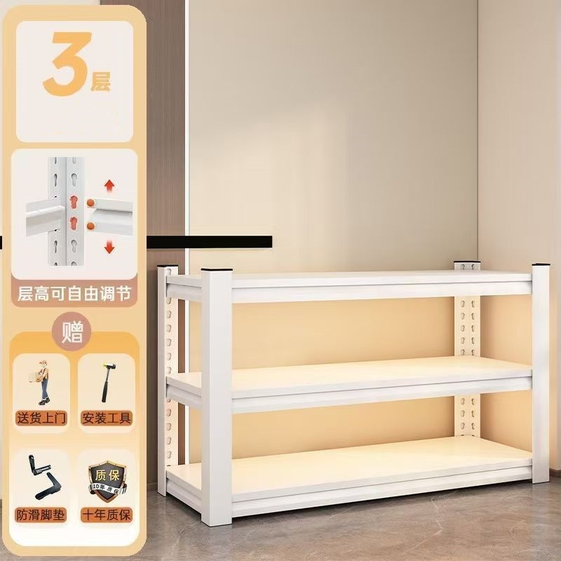 Estante de almacenamiento estante de almacenamiento multicapa estante de almacenamiento balcón estante de almacenamiento supermercado cocina marco de hierro