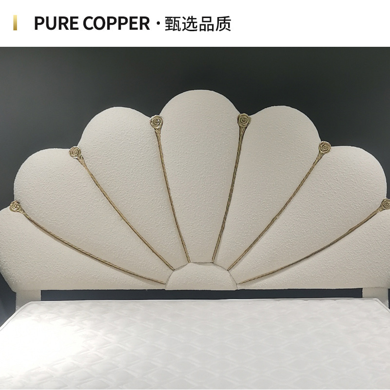 轻奢高端主卧床意式主卧床现代轻奢高级感别墅高端大户型双人床|undefined