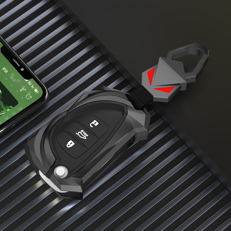 [업그레이드 + 발광 버튼] F 프로스트 블랙 + 레드 아이 버튼