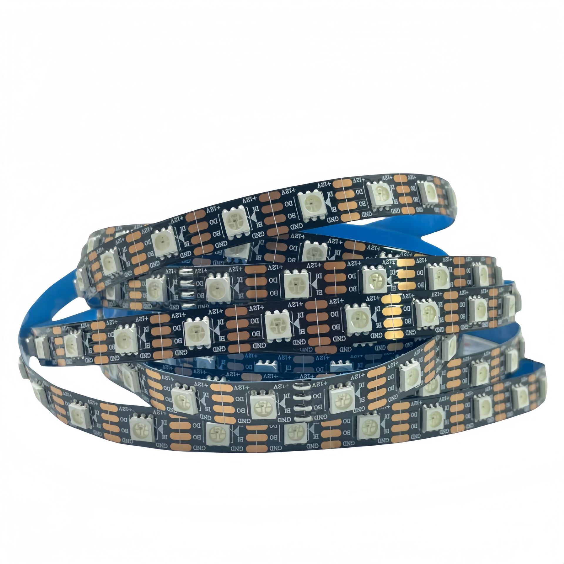 12V integrado IC lámpara de diapositiva ws2815 color RGB corredor LED barra de luz autoadhesiva 6096 punto de interrupción de la luz