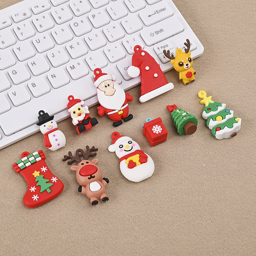 Creative DIY Soft Gel 3D Christmas Series Accessories DIY Christmas Series Starlight String Lights Decor wholesale