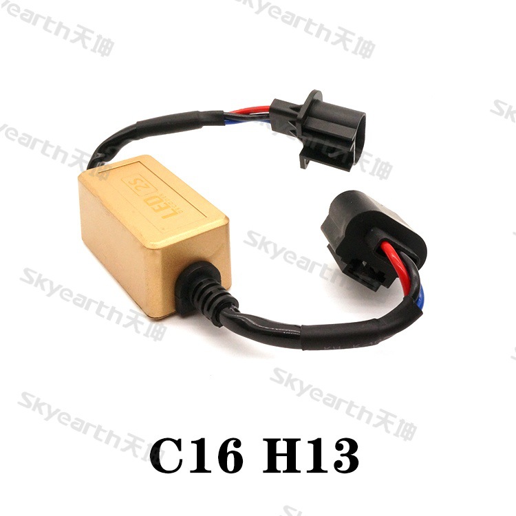 FUENTE Decodificador de faros de coche de fábrica LED C16 LED anti-ALARMA anti-flicker fallo Solver H7