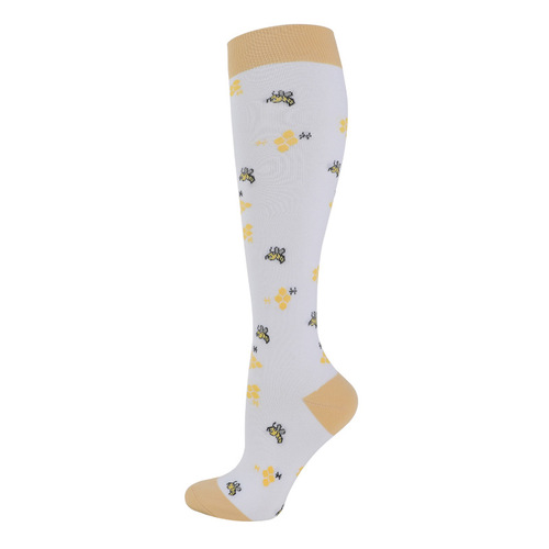 Euro-American cross-border outdoor sports compression socks for men and women, colorful running elastic crew socks, cycling pressure socks