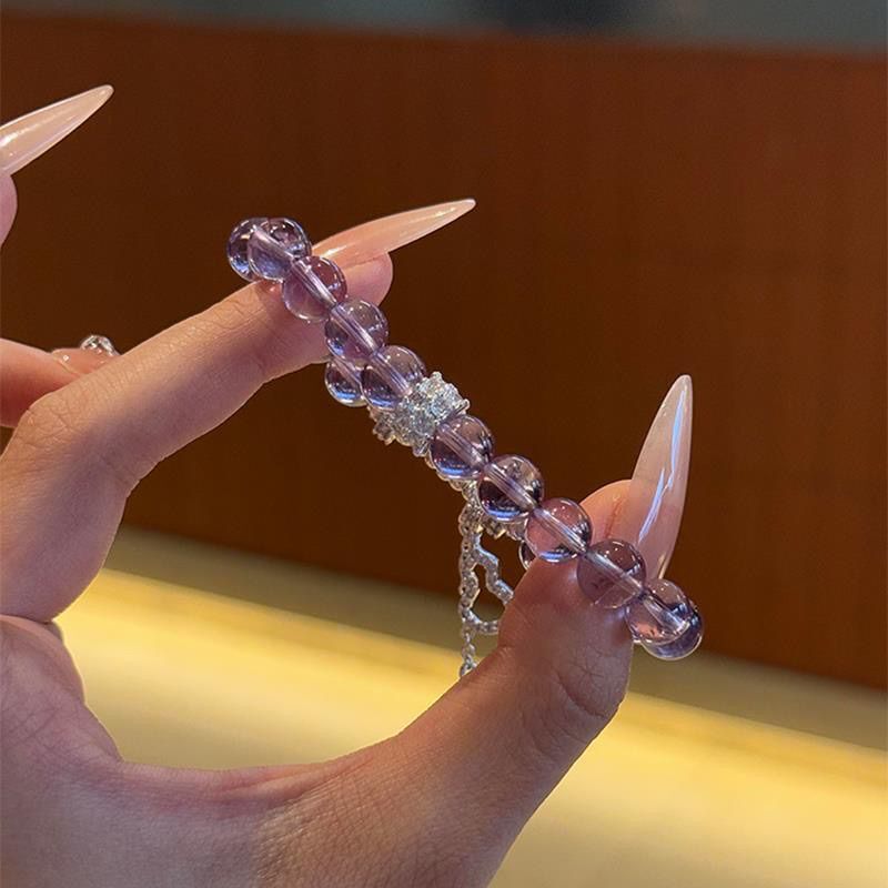 正統紫水晶満ドリルの透かし彫りのヒョウタンのブレスレットが爆発しました。|undefined