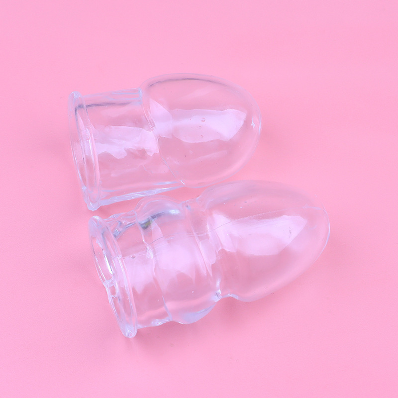 Open-Ended TPE Penis Sleeve with Textured Spikes, Crystal Finish, Manual Control — detail image 4