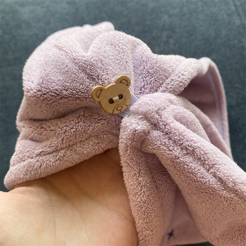 【"三秒鐘"吸水】出口日單幹發帽速吸速干吸水不掉毛女擦頭巾