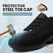 Women's Safety Shoes Lightweight Breathable Cushioned Work