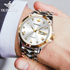 One-piece dropshipping EU brand watch, business light luxury mechanical watch, fashionable minimalist waterproof men's watch, men's watch