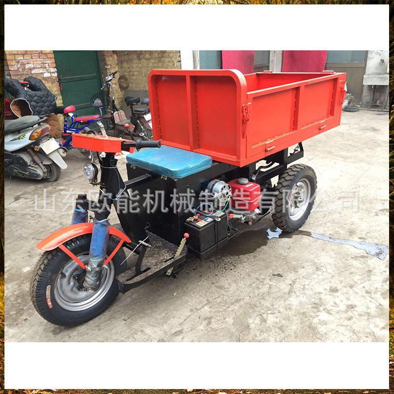 建筑工地电动三轮车 工程柴油三轮车 建筑砂石拉灰轮送货