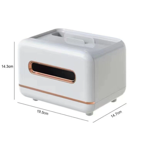 Magnetic paper towel box white