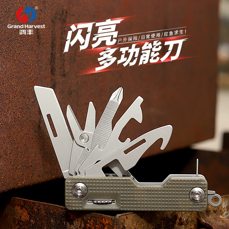 Hongfeng Открытый Нож многофункциональный складной нож Портативный многоцелевой EDC инструмент нож аварийный инструмент выживания инструмент может быть настроен