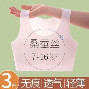 Summer Internet Popular Seamless Girl Intimates Little Girl Intimates Junior High School Students Primary and Secondary School Students Development Period Vest