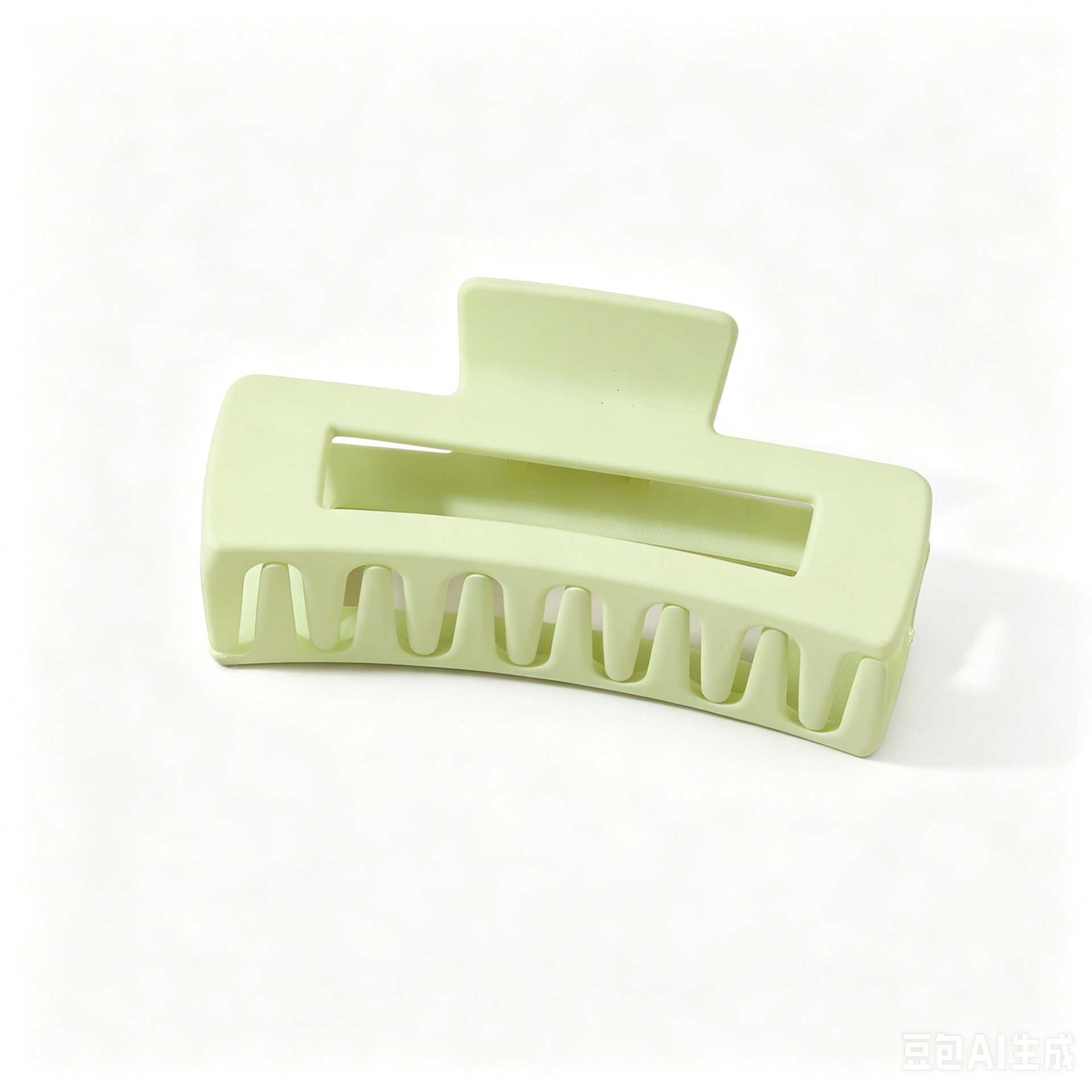 Cross-border large grip matte hair clip women bun clip square hair barrette back of head hair accessory shark clip wholesale