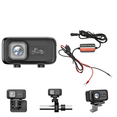 Motorcycle Electric Bicycle Recorder | Motorcycle driving recorder - 3-types-of-brackets-acc-power-supply