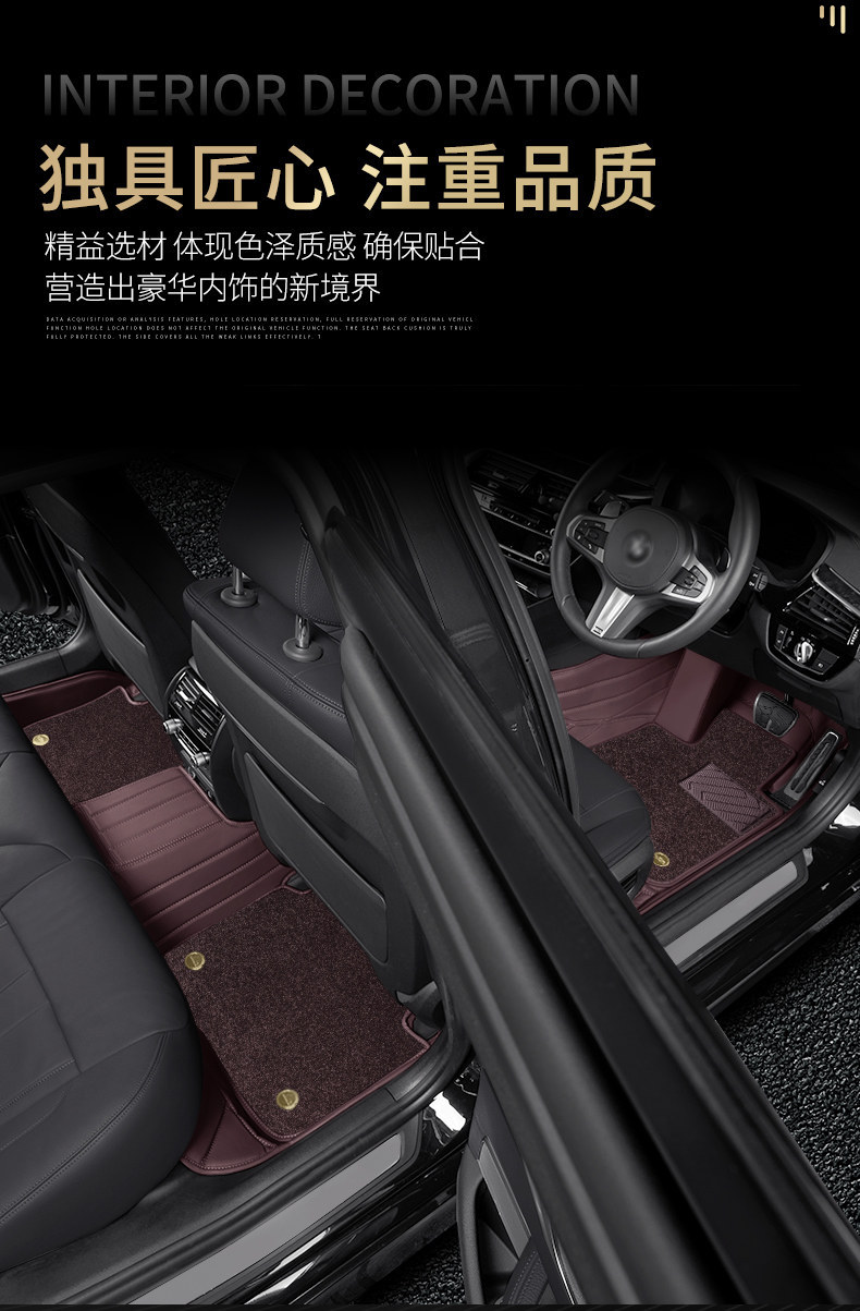 Suitable for 10-25 models of Toyota Prado right-hand drive, full coverage floor mats LC250, right-hand drive carpet