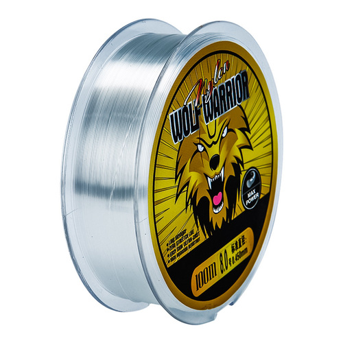 Manufacturer supplies 100 meters fishing line main line sub-line strong pull long-range fishing lure sea rod transparent nylon line fishing line