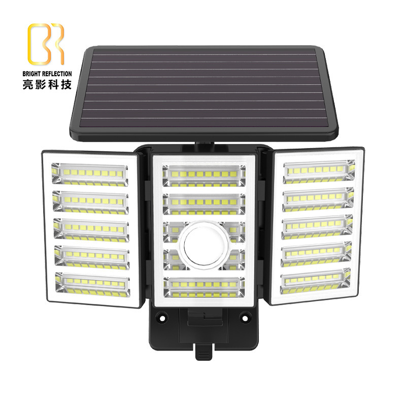 108COB intelligent Led solar street lamp independent Wall lamp exterior lighting outdoor garden wall lamp