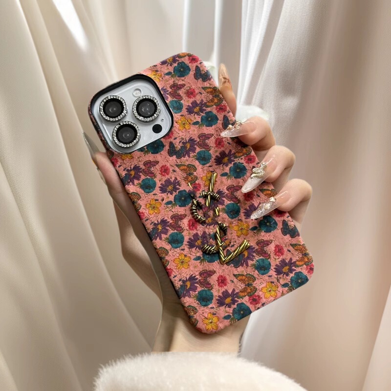 Factory Direct Sales Cork Material Pc High-End Butterfly Trendy Brand Suitable for iPhone 17 Pro Max Apple Phone Case Factory Direct Sales Cork Material Pc High-End Butterfly Trendy Brand Suitable for iPhone 17 Pro Max Apple Phone Case