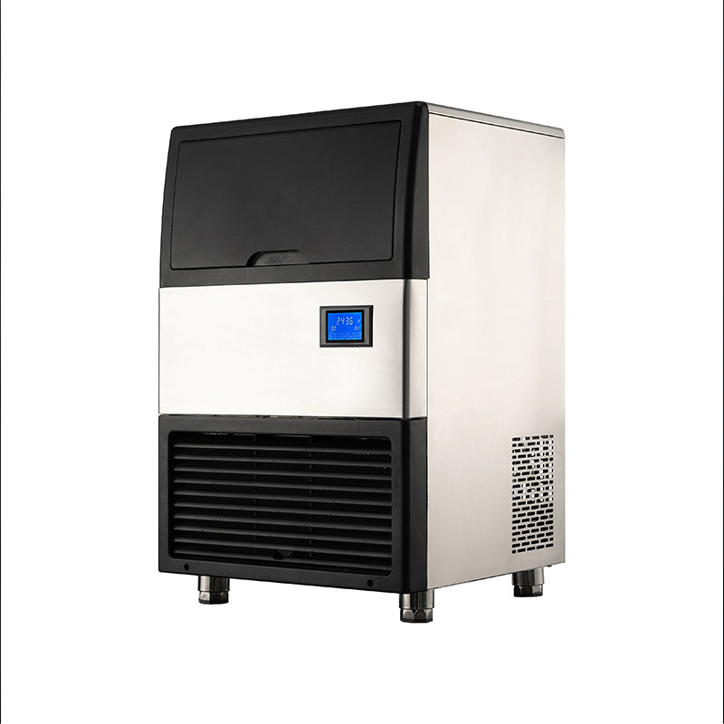 Factoria de exportación transfronteriza, envío gratuito, máquina automática de hielo cilíndrico, máquina de hielo comercial, bar de comidas, KTV comercio exterior