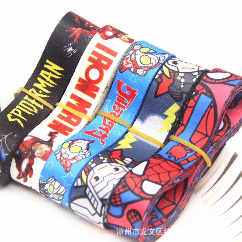 Cartoon lanyard 19mm thick double-sided polyester strap mobile phone rope kettle strap material cartoon heat transfer printing suit Cartoon lanyard 19mm thick double-sided polyester strap mobile phone rope kettle strap material cartoon heat transfer printing suit