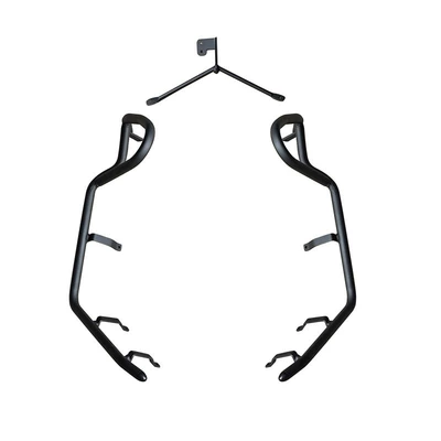 Anti-fall Bar Carbon Steel – Motorcycle bumper - black-carbon-steel-front-bumper