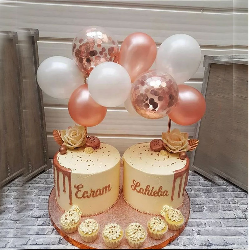 18g Weight Balloons Event & Party Supplies 1 Set Quantity Party Occasion Birthday Colorful Emulsion Metal Party Balloons 1 Set