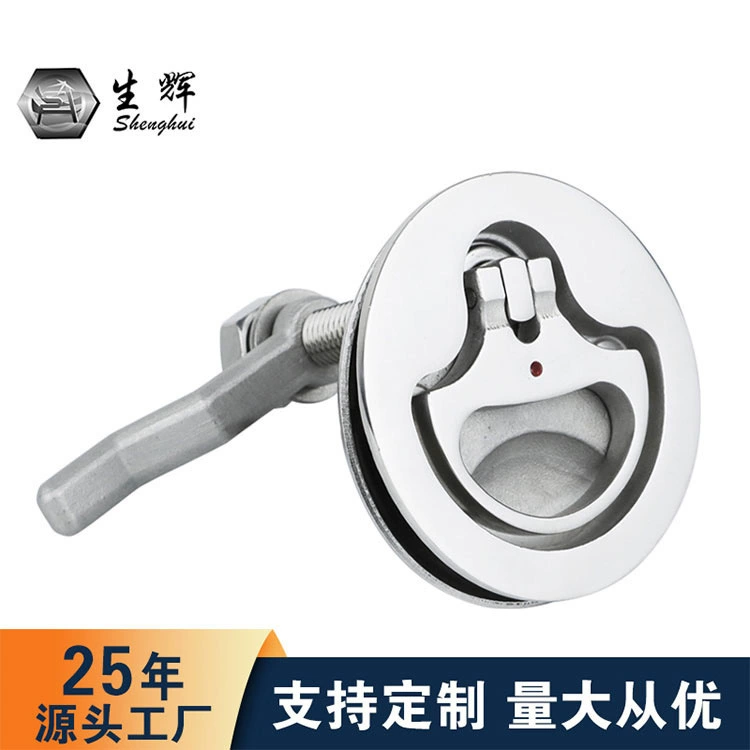 Красный точечный замок для пола 316 из нержавеющей стали яхта замок для лодки быстроходный катер аксессуары для литья напольной крышки дверной замок